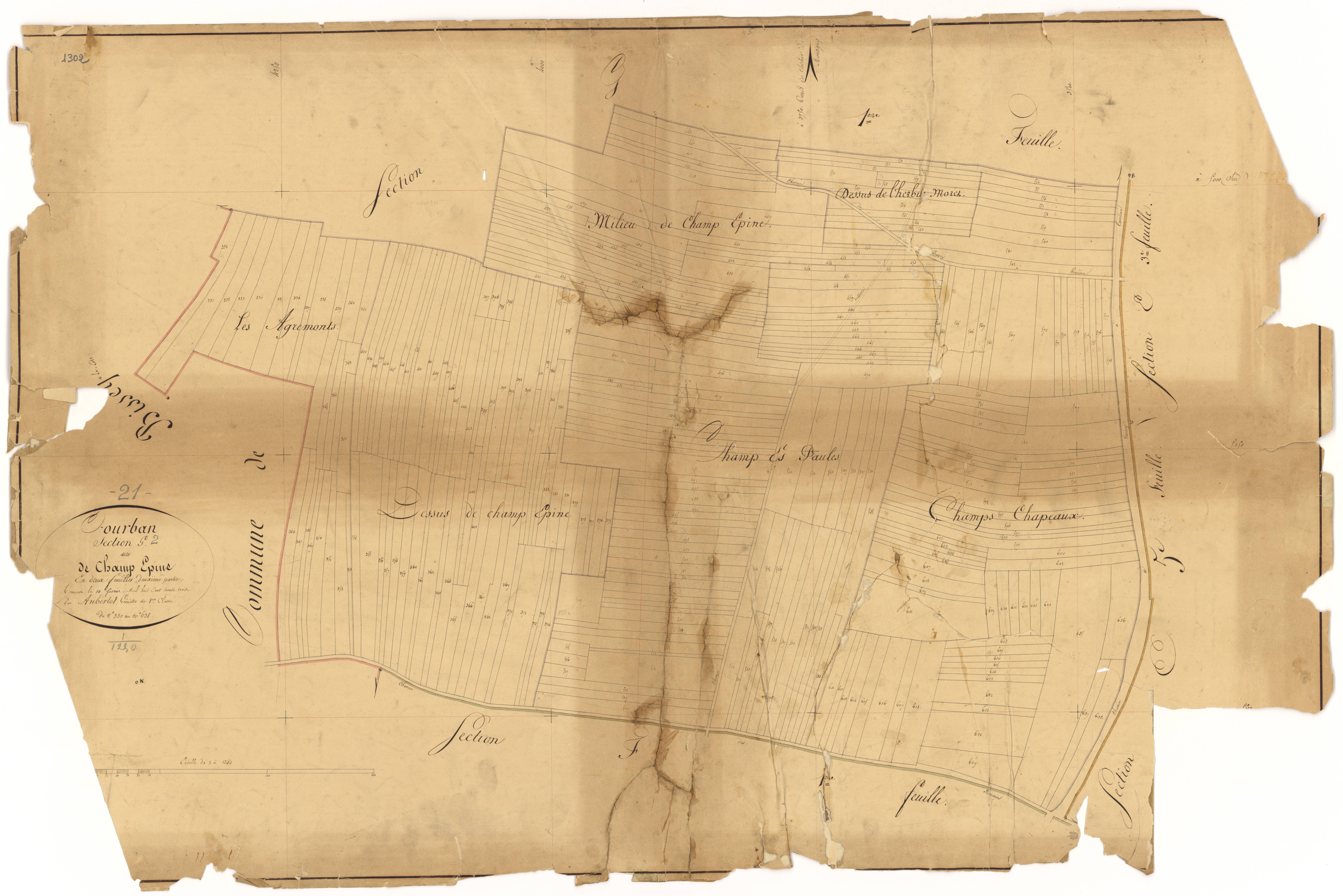 Courban - Section G2 - 3 P PLAN 209/24
