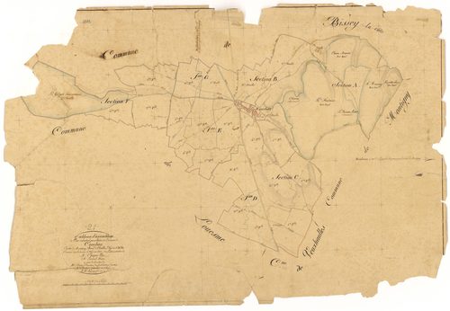 Courban - Tableau d'assemblage - 3 P PLAN 209/1