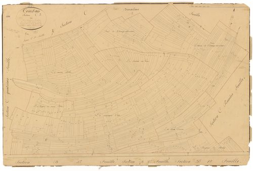 Courban - Section C3 - 3 P PLAN 209/8