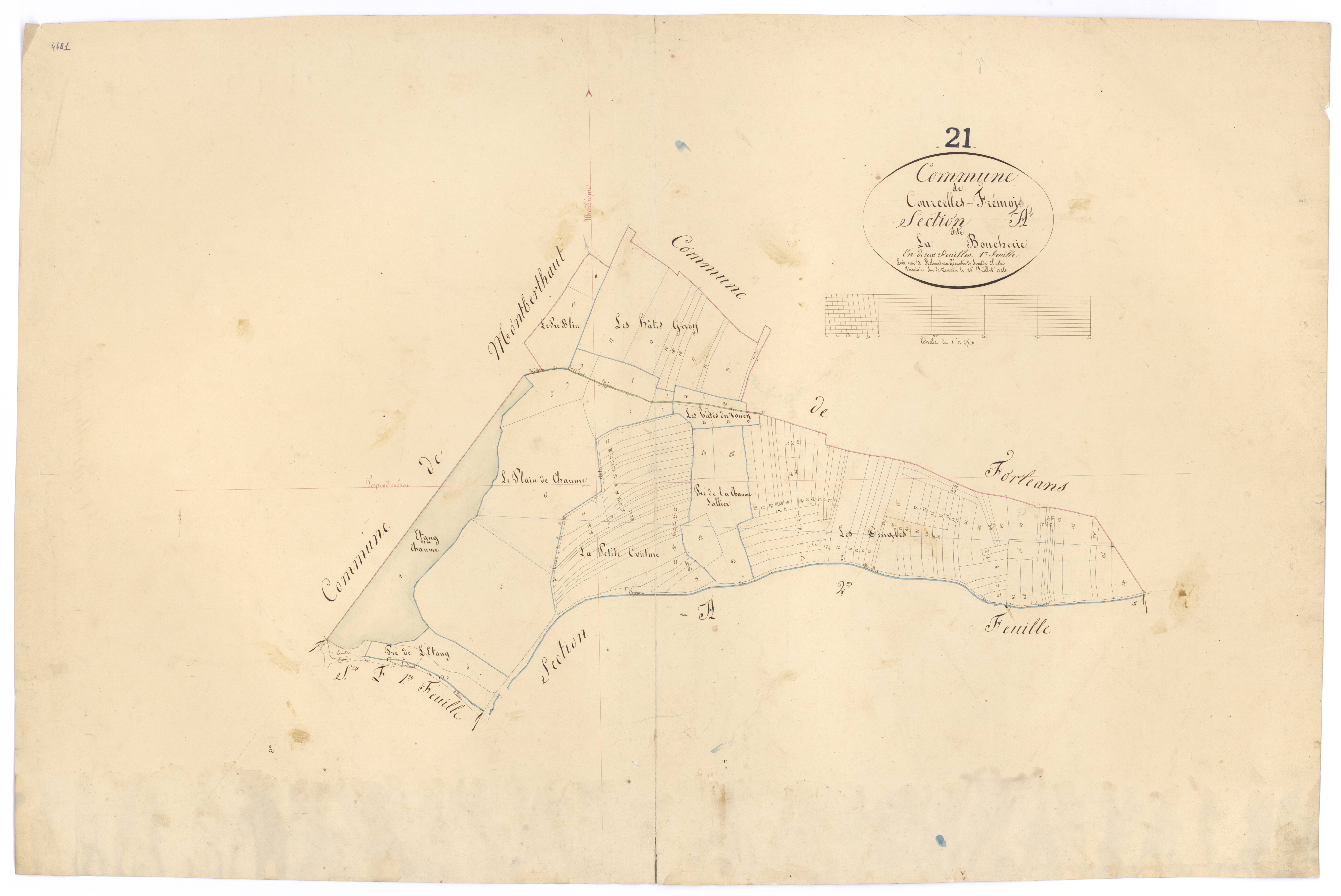 Courcelles-Frémoy - Section A1 - 3 P PLAN 210/2