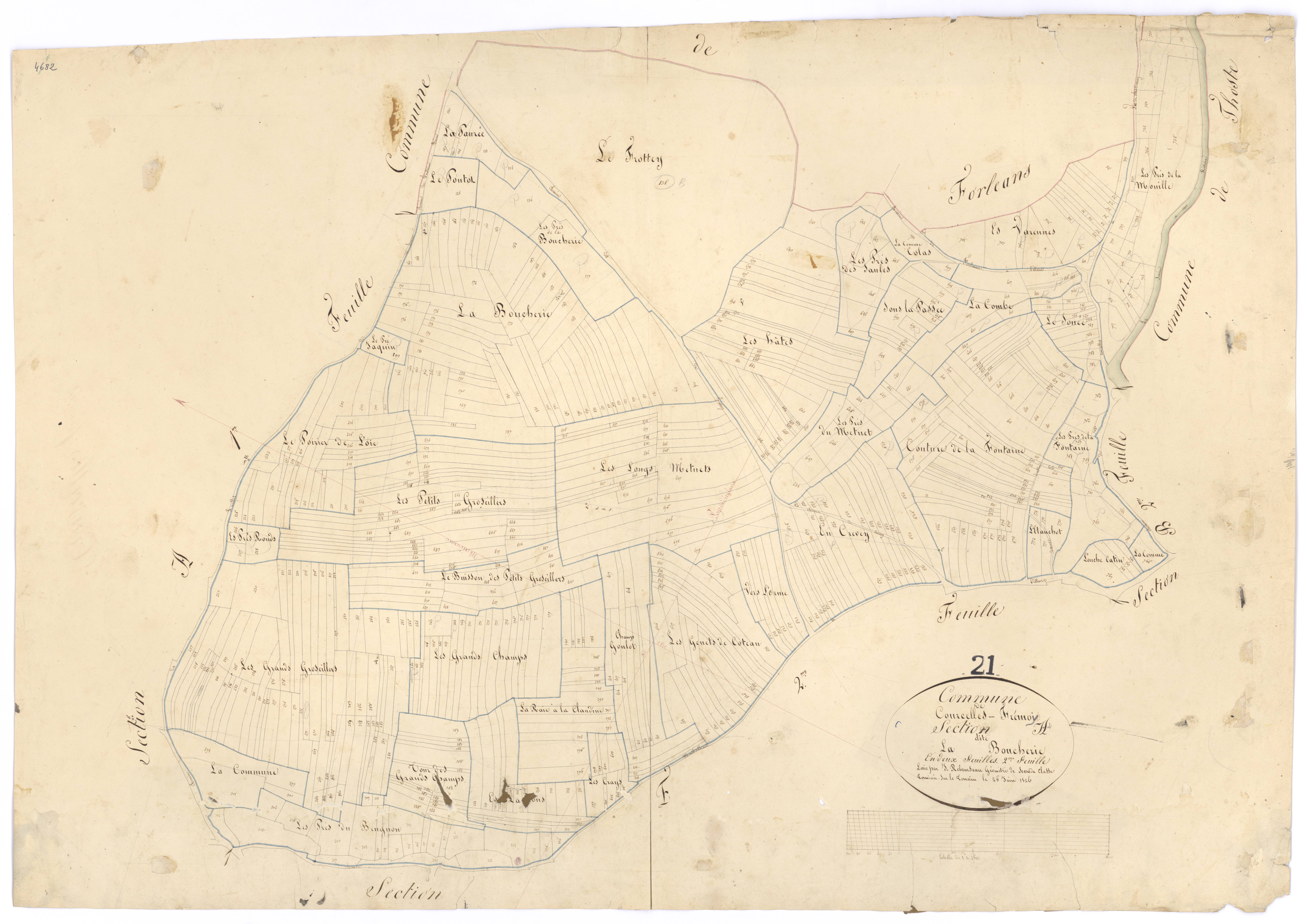Courcelles-Frémoy - Section A2 - 3 P PLAN 210/3