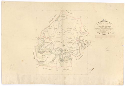 Courcelles-Frémoy - Tableau d'assemblage - 3 P PLAN 210/1