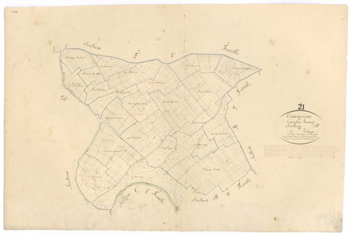 Courcelles-Frémoy - Section B1 - 3 P PLAN 210/4