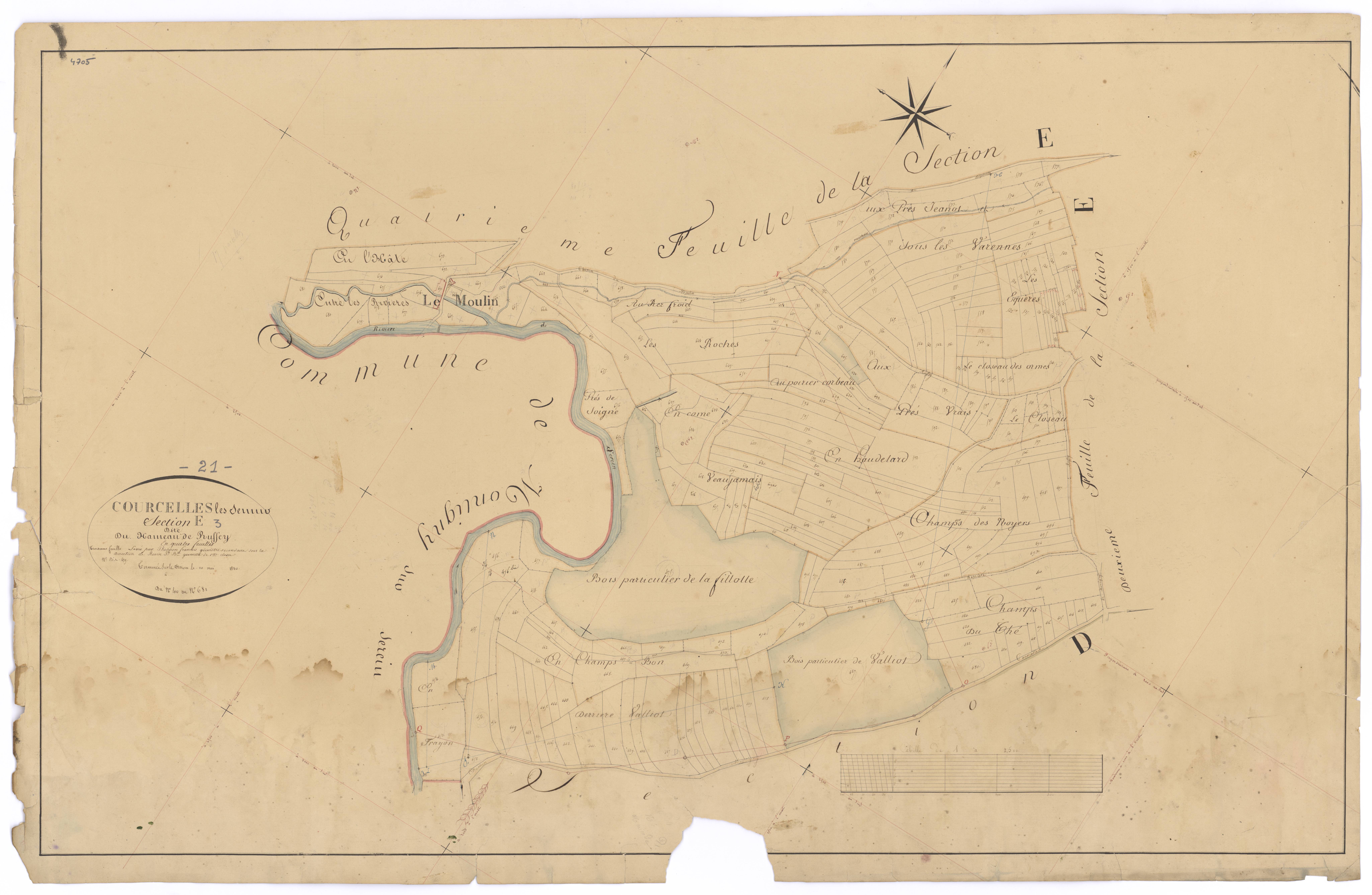 Courcelles-lès-Semur - Section E3 - 3 P PLAN 212/10