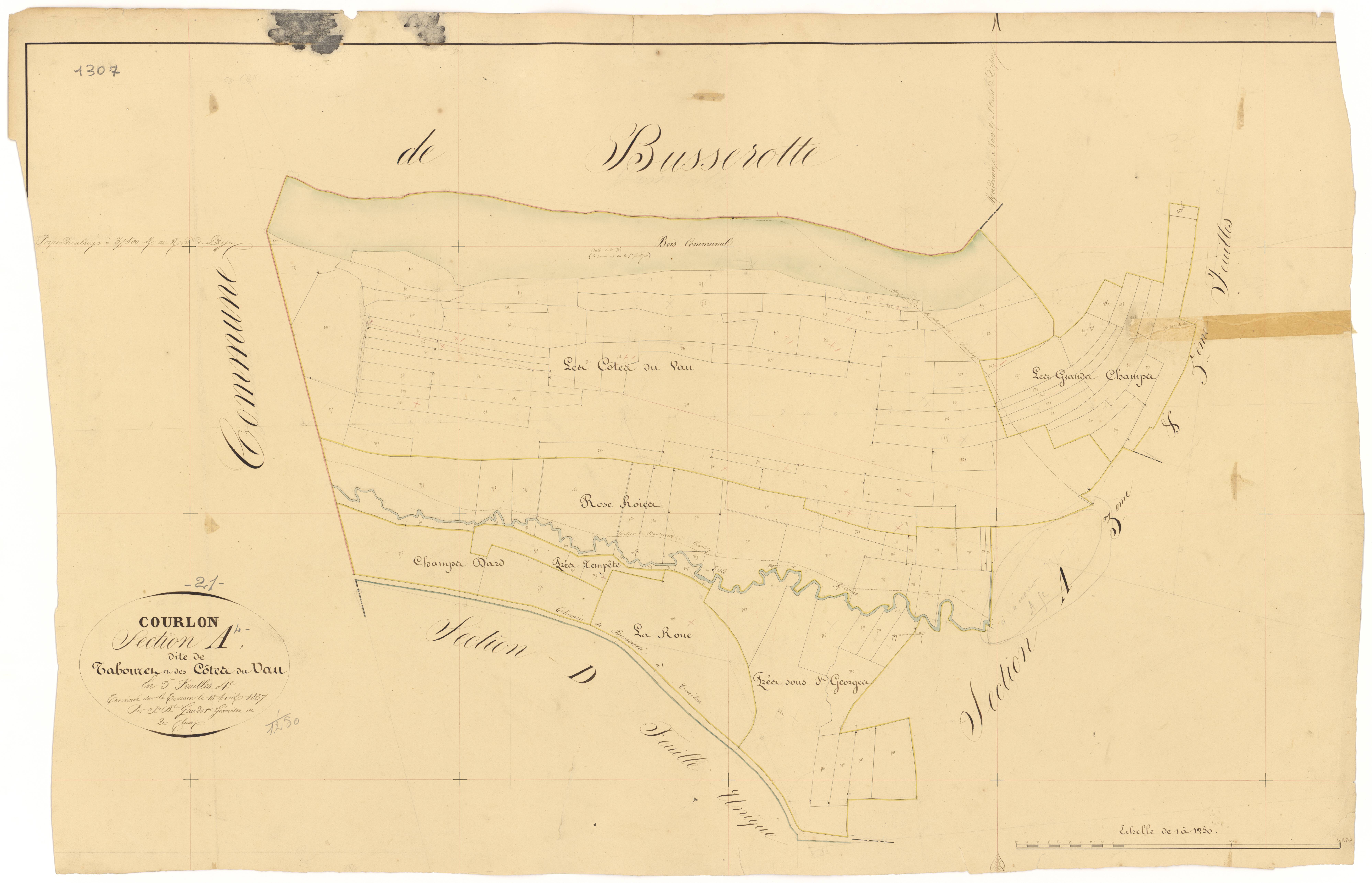 Courlon - Section A4 - 3 P PLAN 215/5