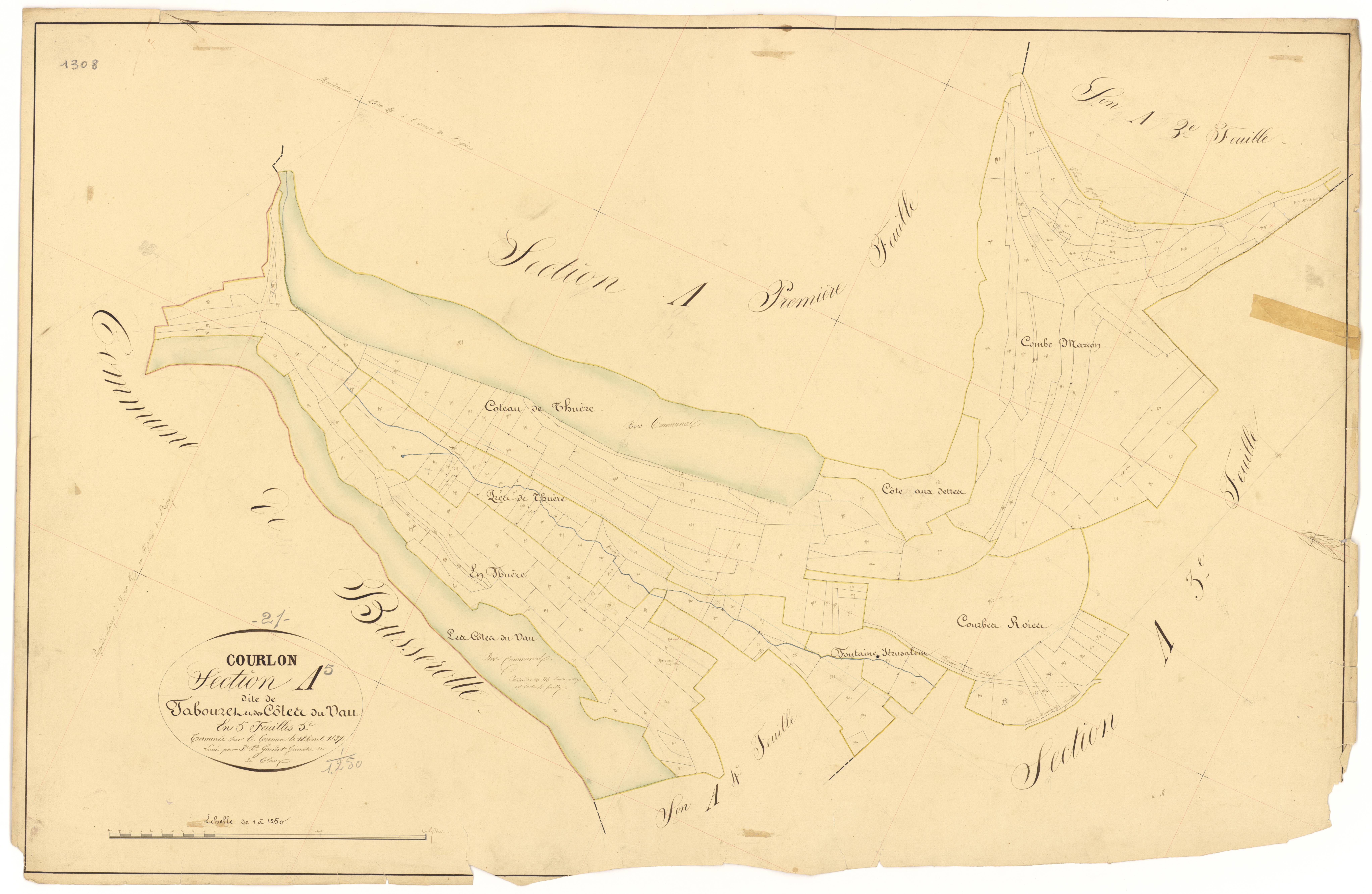 Courlon - Section A5 - 3 P PLAN 215/6