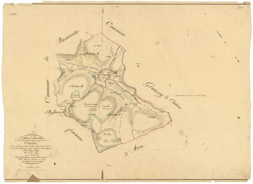 Courlon - Tableau d'assemblage - 3 P PLAN 215/1