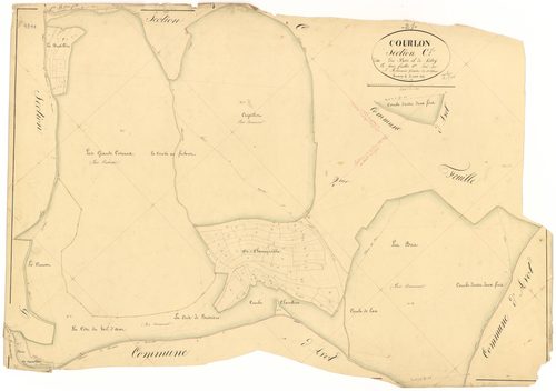 Courlon - Section C1 - 3 P PLAN 215/9