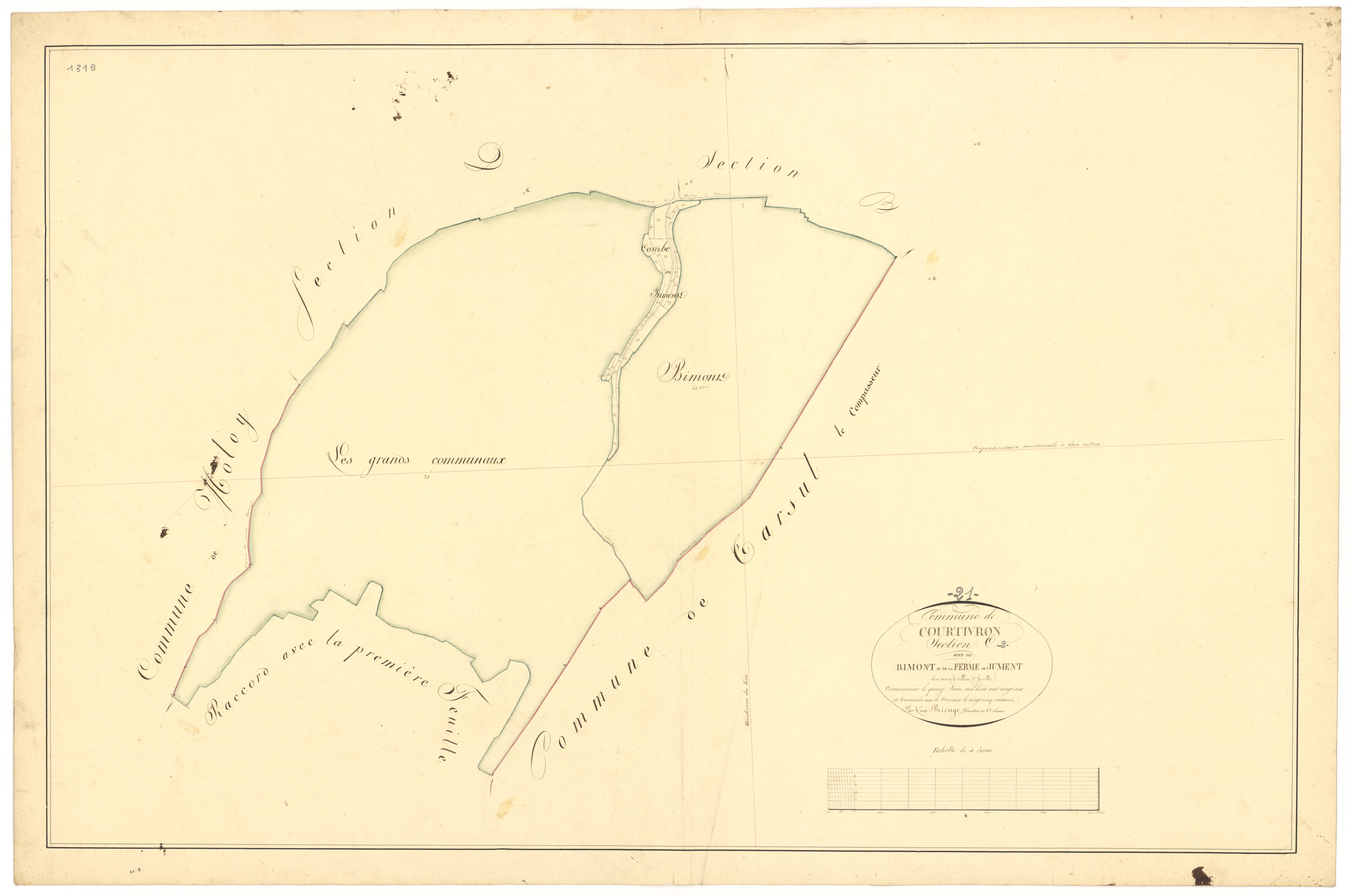 Courtivron - Section C2 - 3 P PLAN 216/5