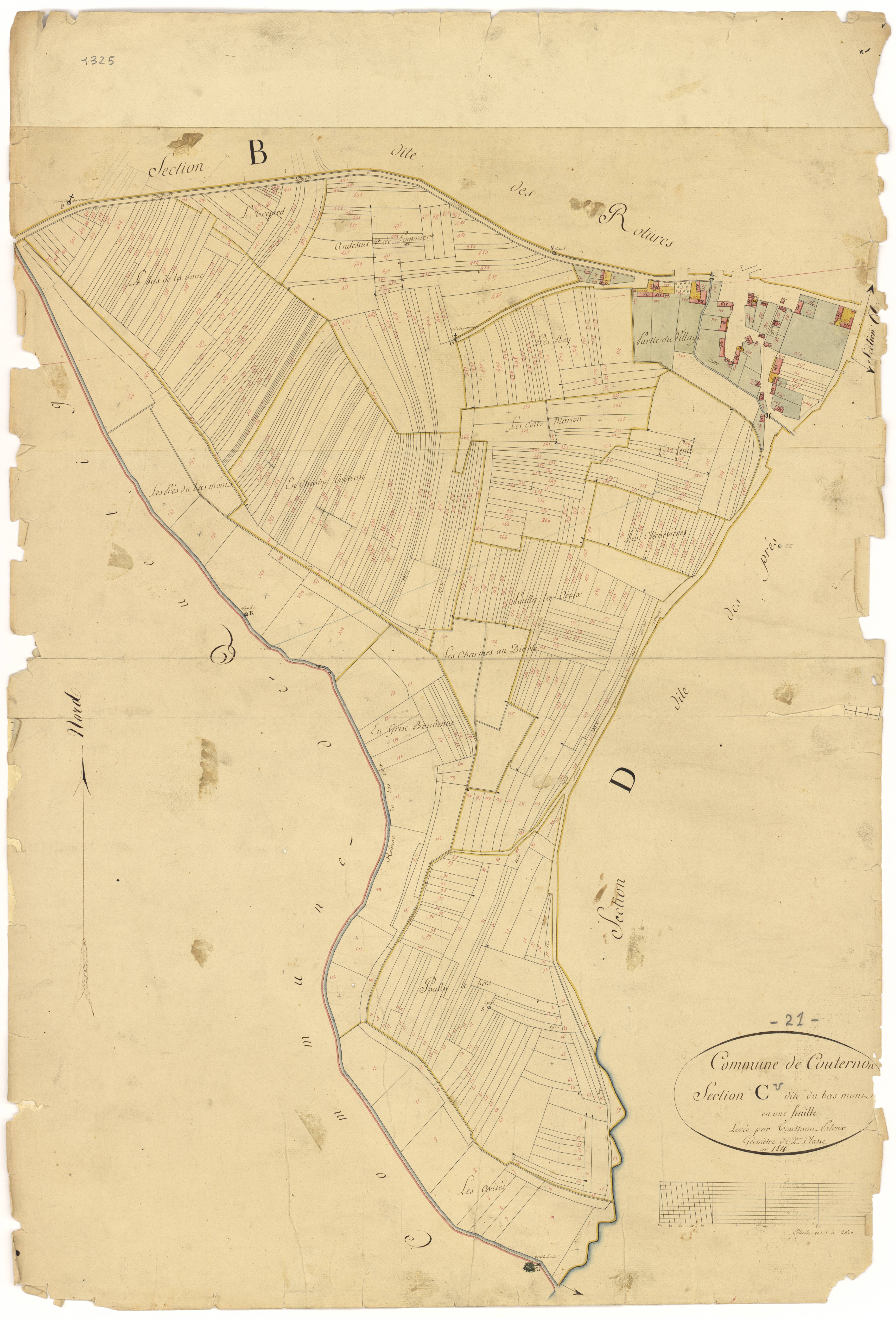 Couternon - Section C - 3 P PLAN 217/4