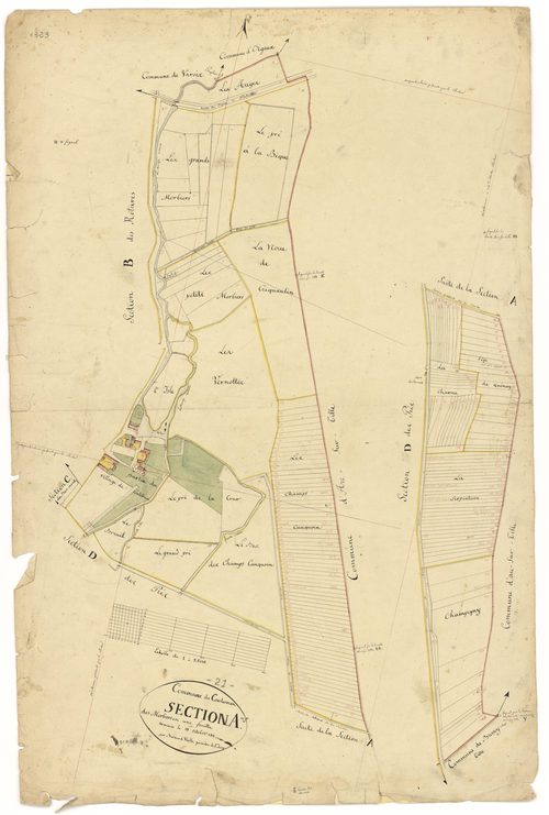 Couternon - Section A - 3 P PLAN 217/2
