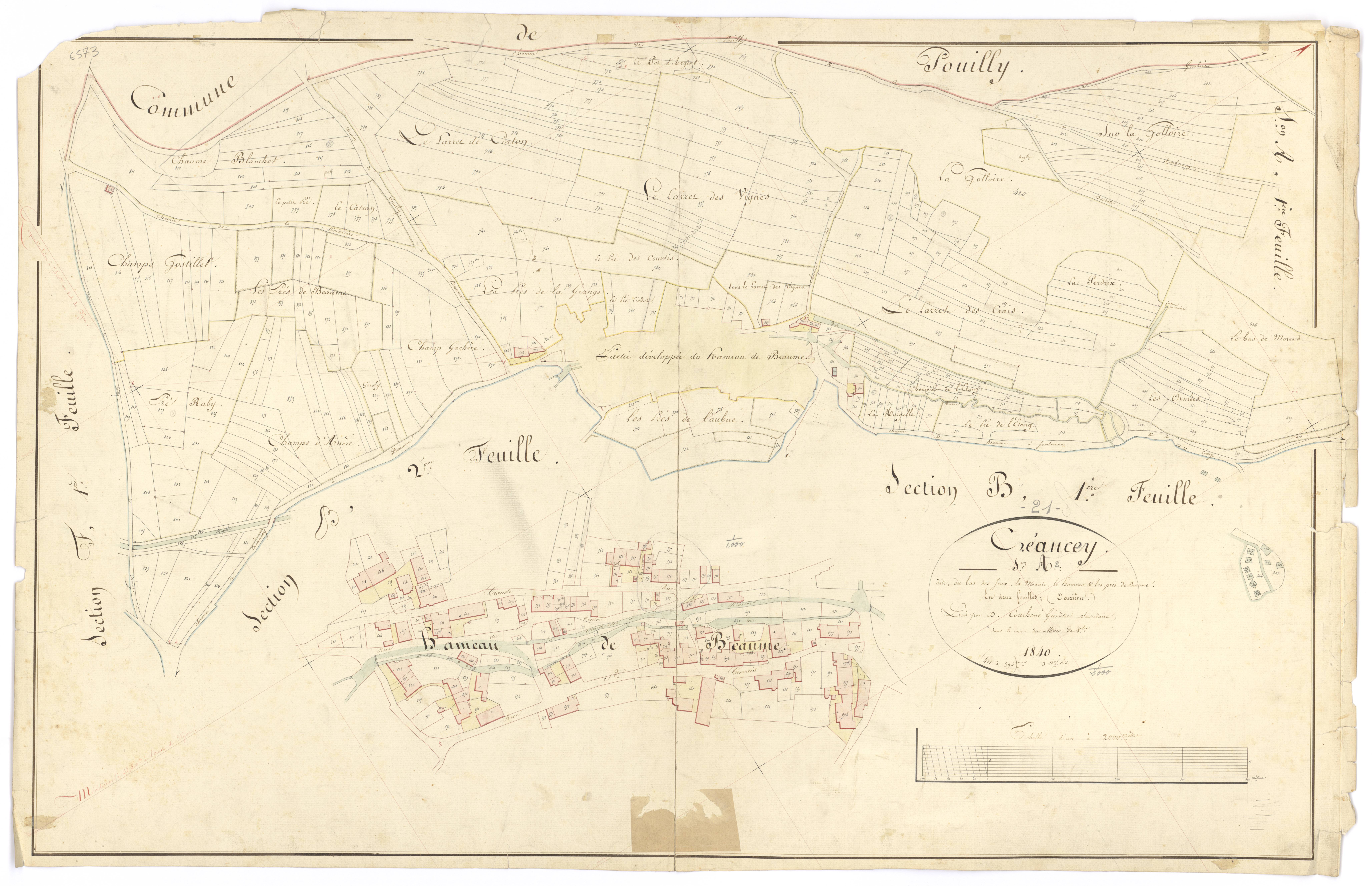 Créancey - Section A2 - 3 P PLAN 218/3
