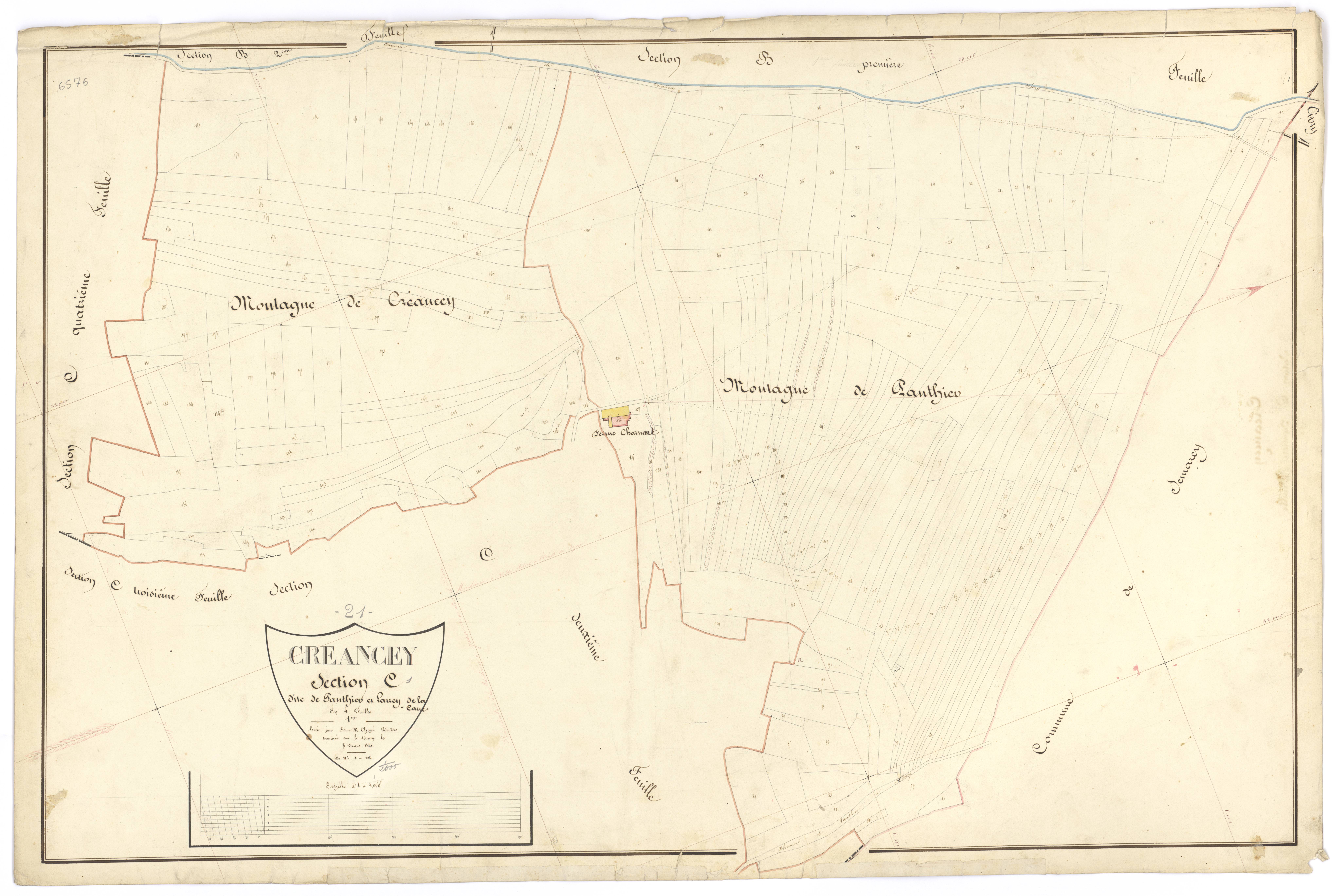 Créancey - Section C1 - 3 P PLAN 218/6
