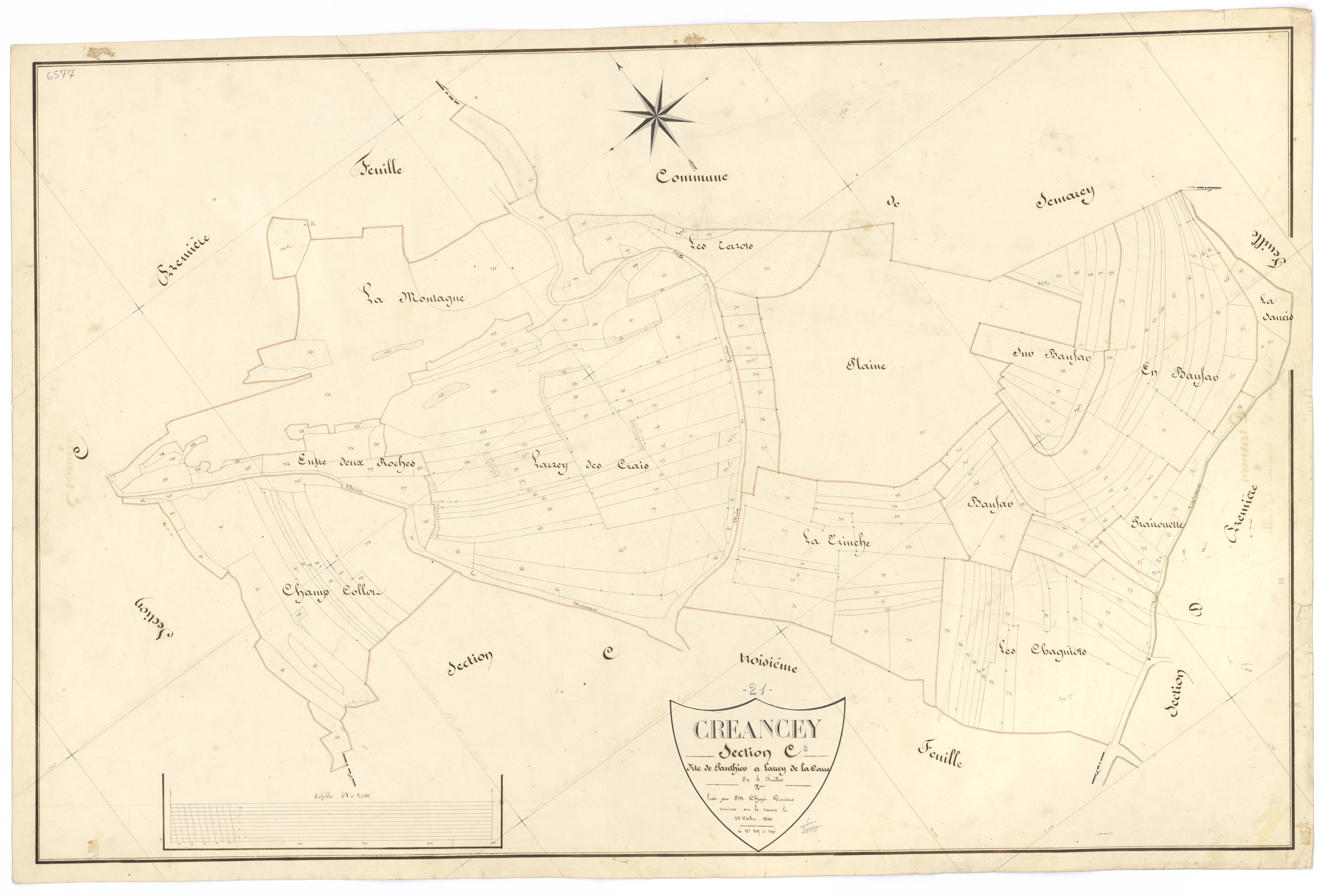 Créancey - Section C2 - 3 P PLAN 218/7