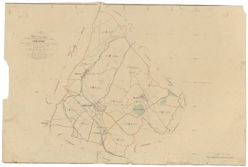 Créancey - Tableau d'assemblage - 3 P PLAN 218/1