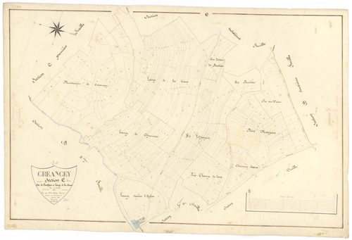 Créancey - Section C4 - 3 P PLAN 218/9