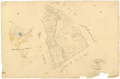 Crécey-sur-Tille - Section F - 3 P PLAN 219/8