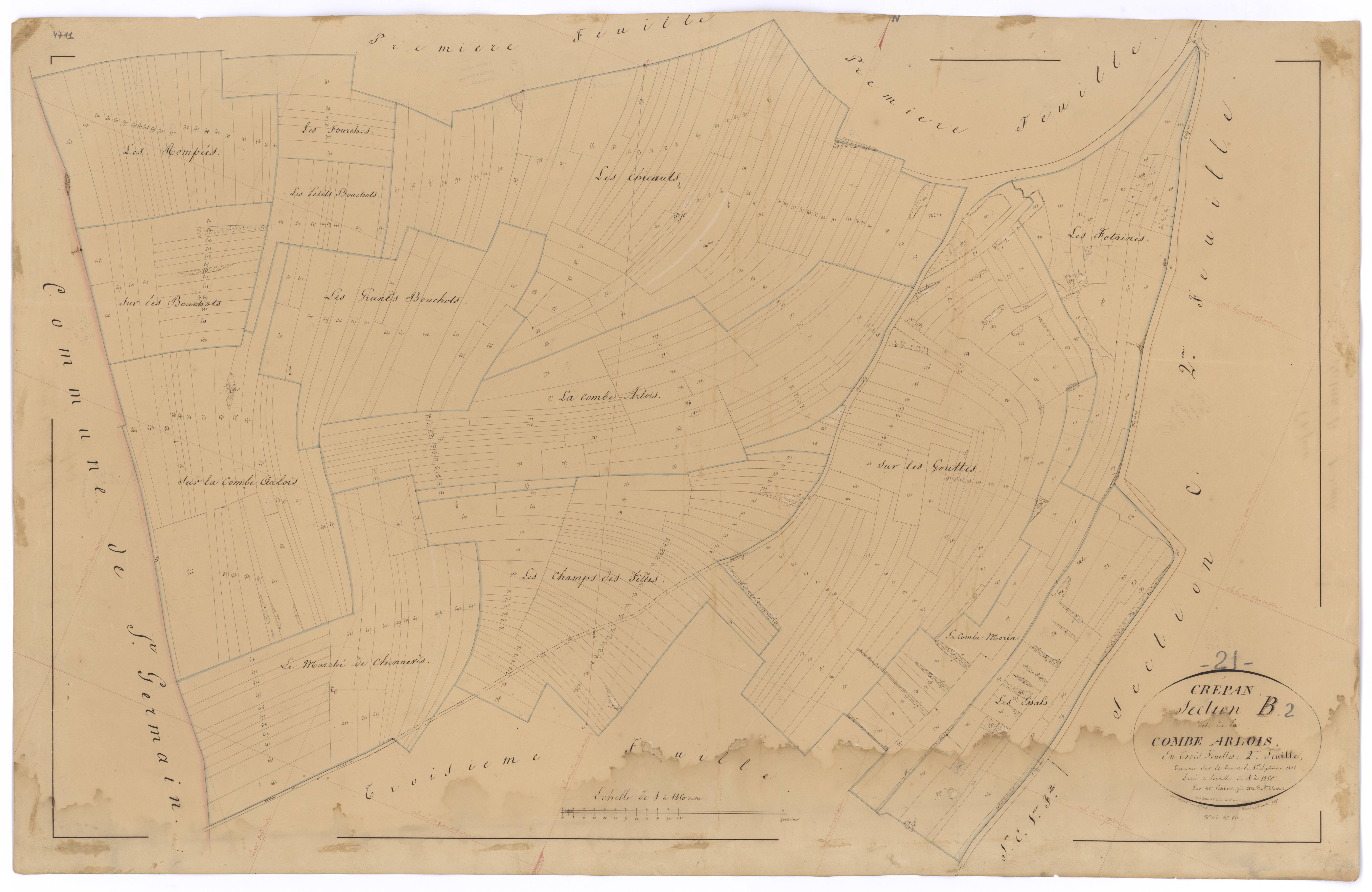 Crépand - Section B2 - 3 P PLAN 220/5