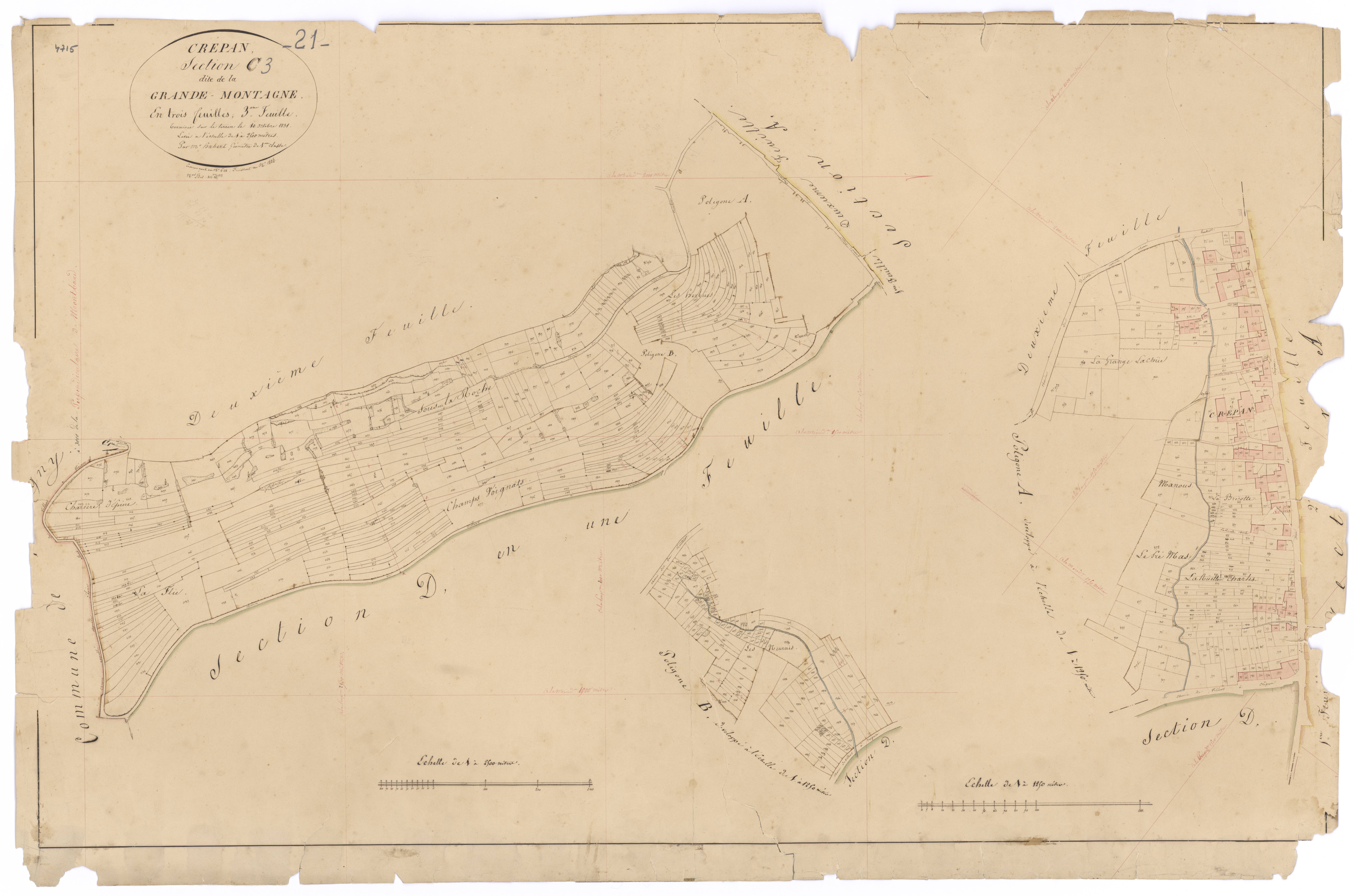 Crépand - Section C3 - 3 P PLAN 220/9