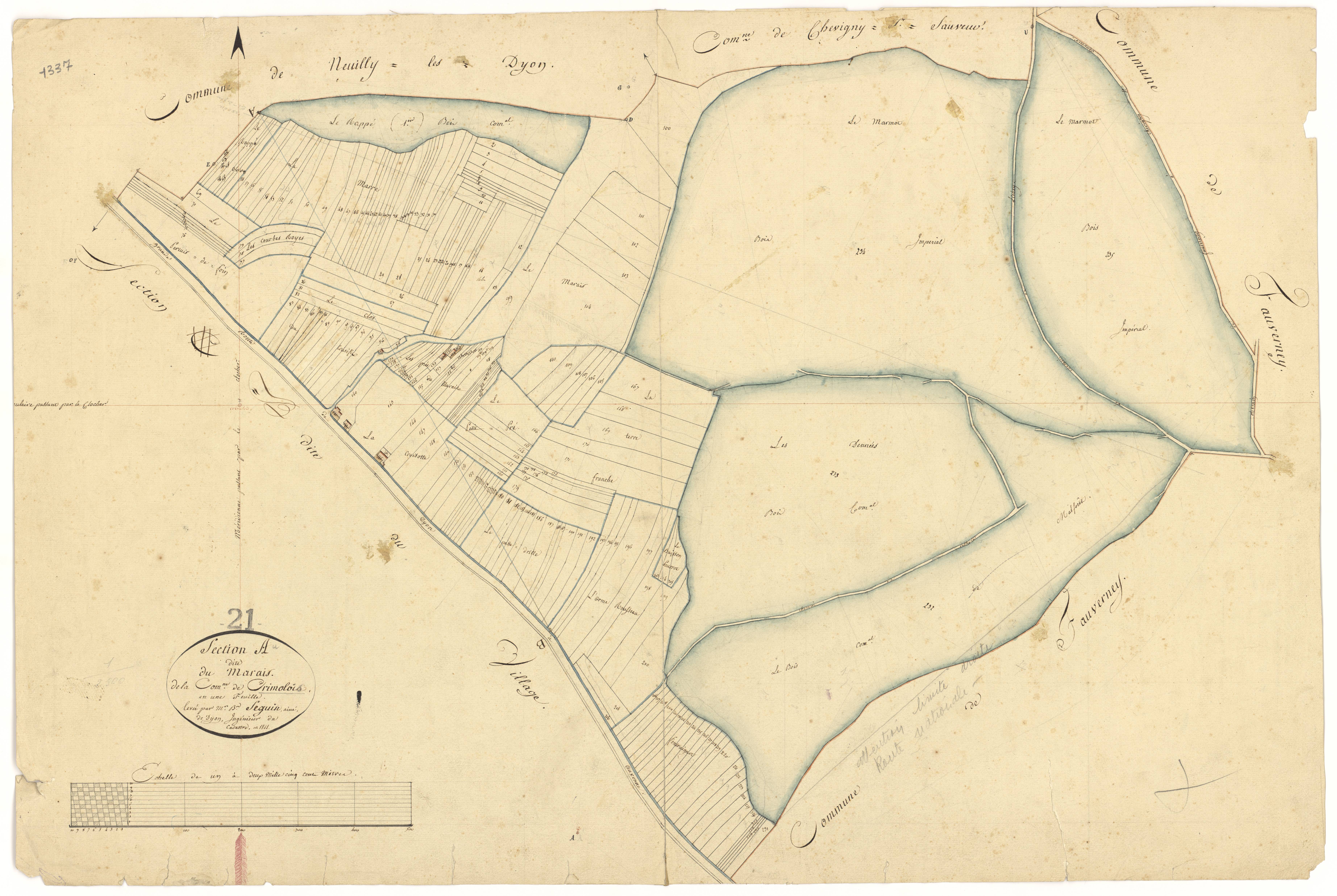 Crimolois - Section A - 3 P PLAN 221/2