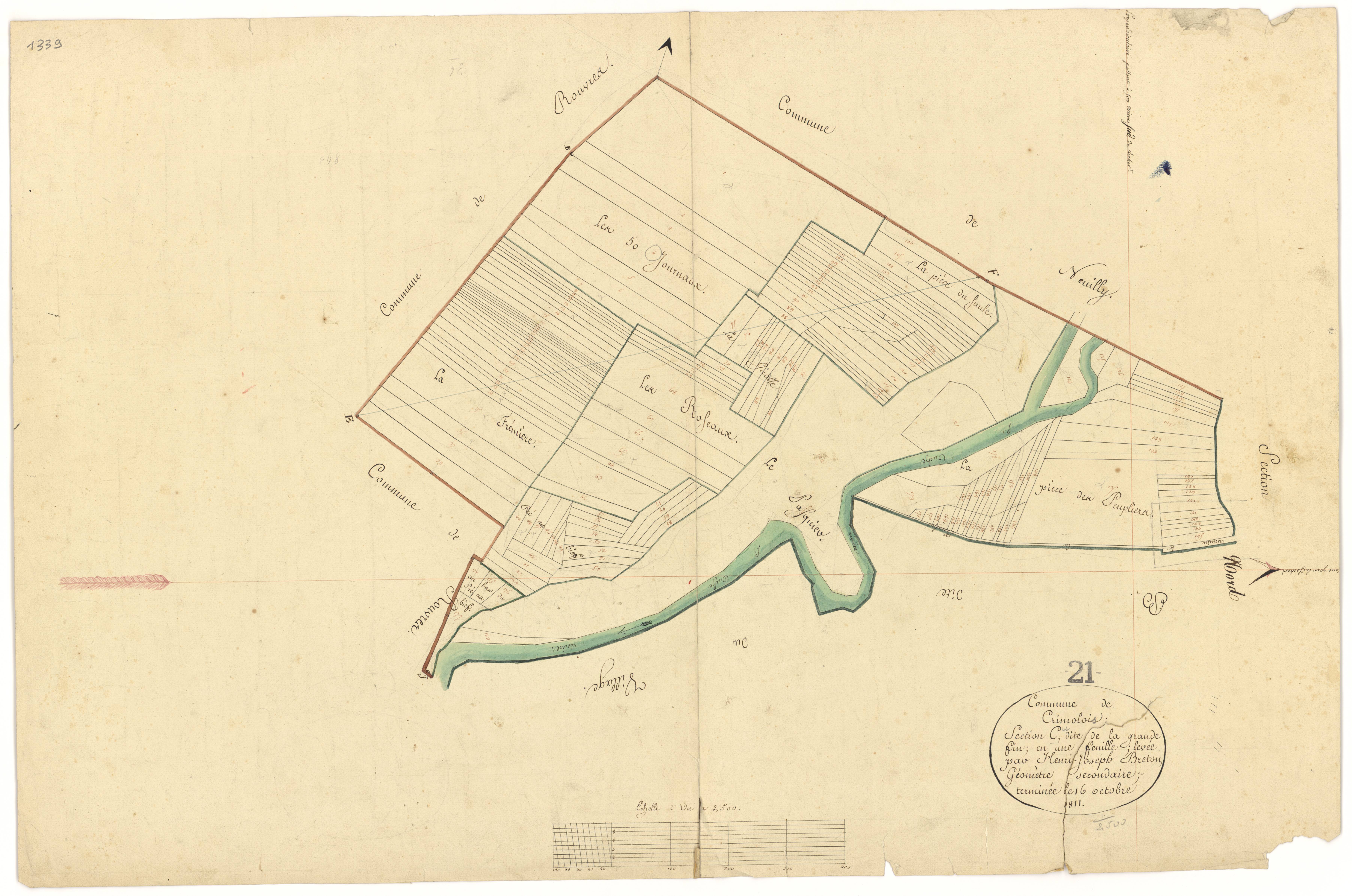 Crimolois - Section C - 3 P PLAN 221/4