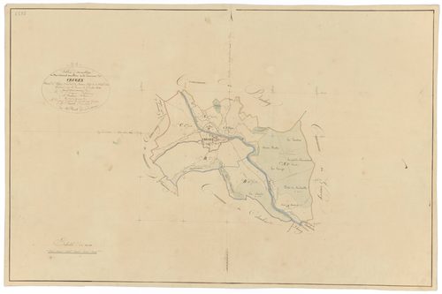 Crugey - Tableau d'assemblage - 3 P PLAN 222/1