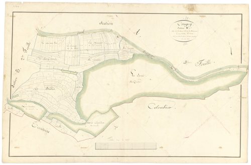 Crugey - Section B1 - 3 P PLAN 222/5