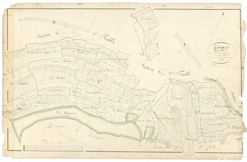 Crugey - Section B2 - 3 P PLAN 222/6