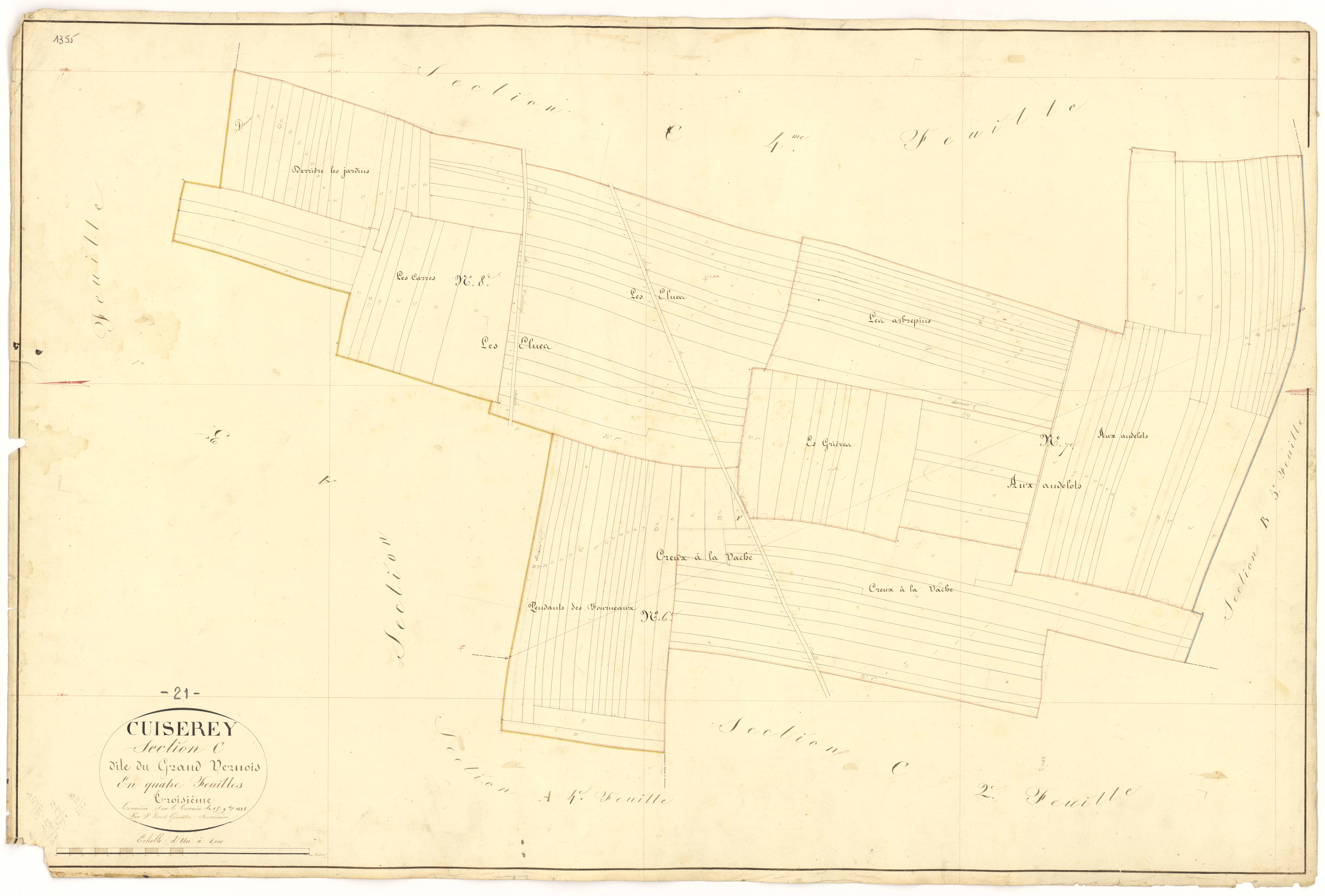 Cuiserey - Section C3 - 3 P PLAN 223/16