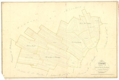 Cuiserey - Section A1 - 3 P PLAN 223/3