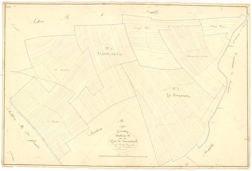 Cuiserey - Section B2 - 3 P PLAN 223/9