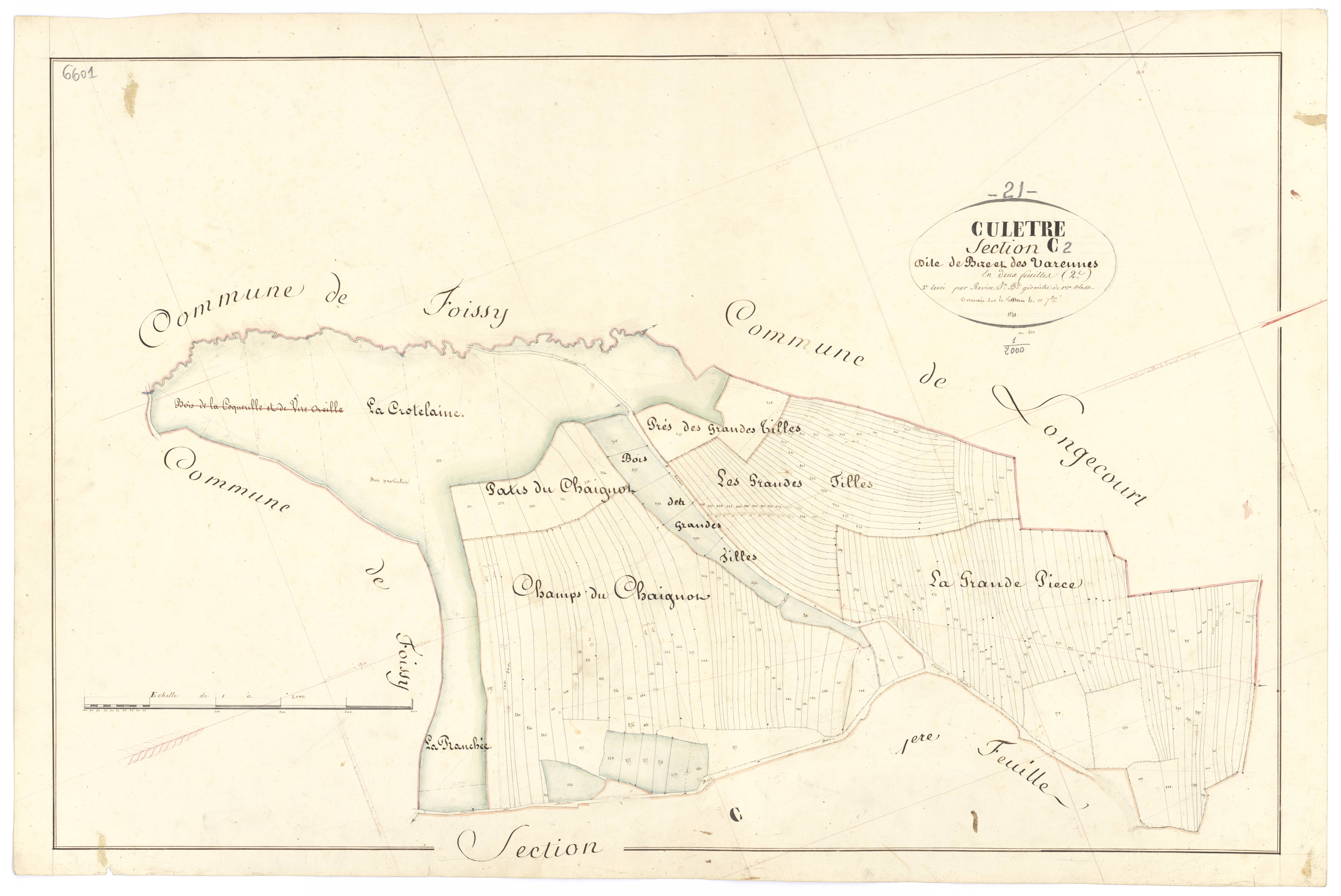 Culêtre - Section C2 - 3 P PLAN 224/7