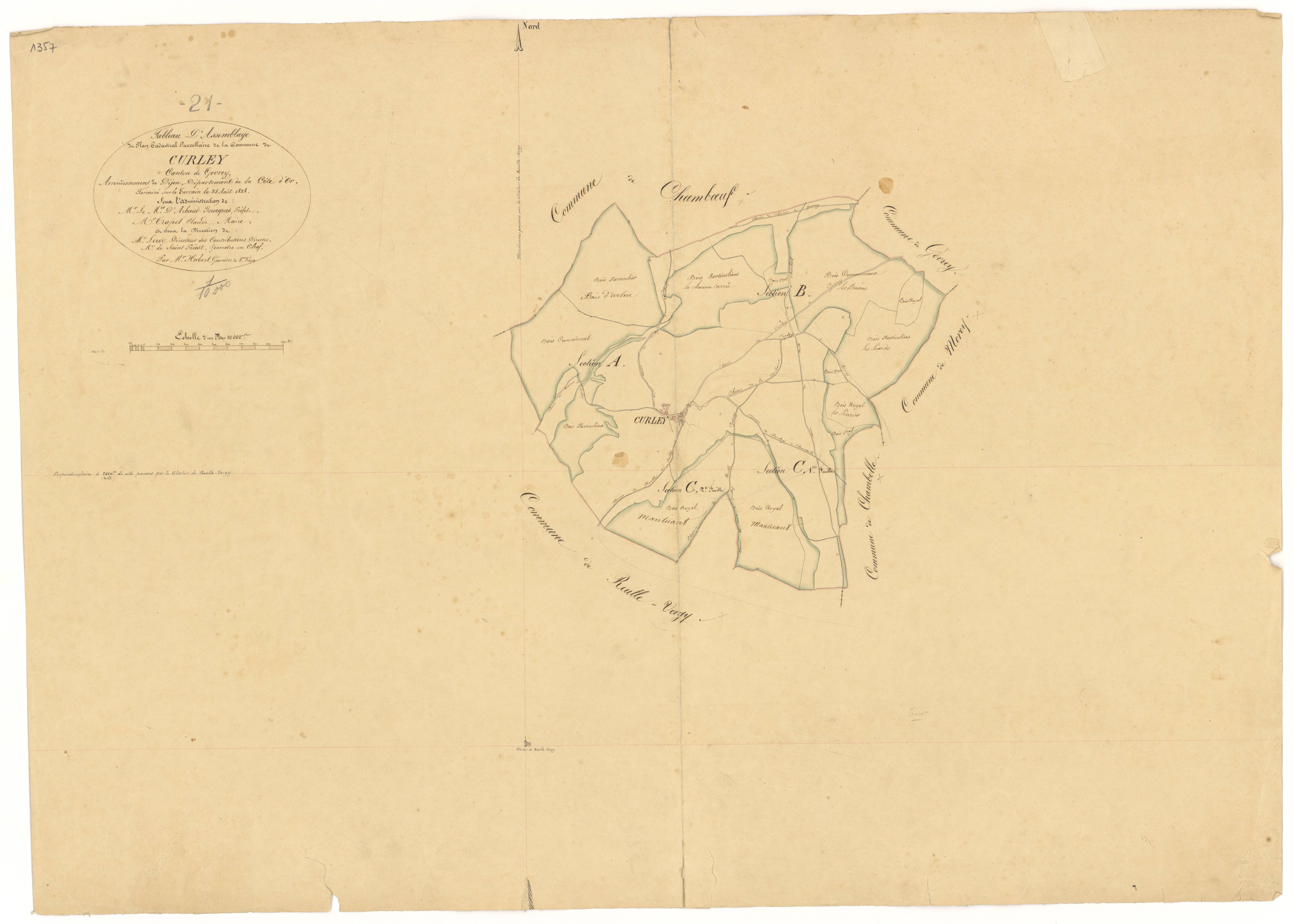 Curley - Tableau d'assemblage - 3 P PLAN 225/1