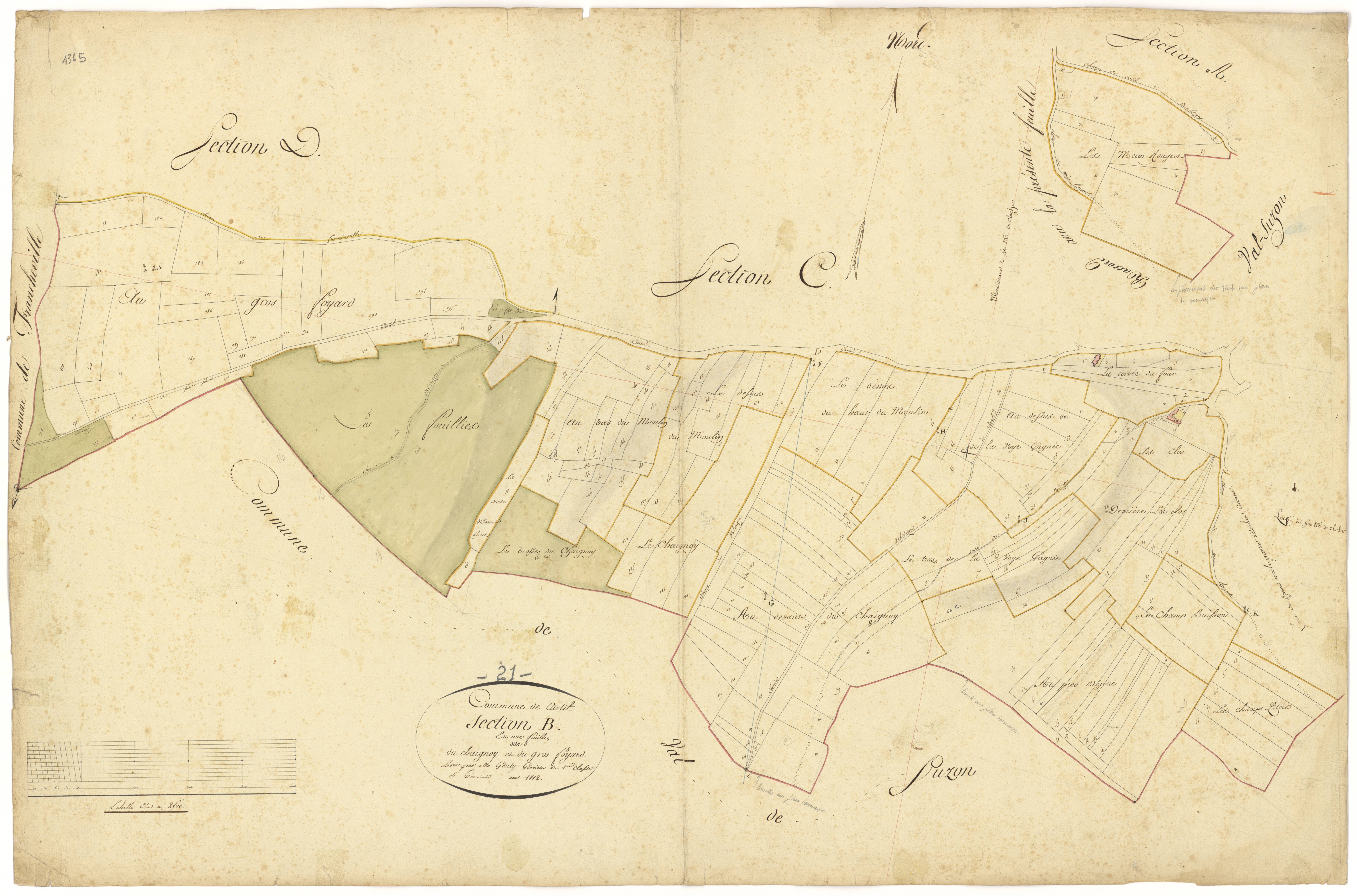 Curtil-Saint-Seine - Section B - 3 P PLAN 226/4