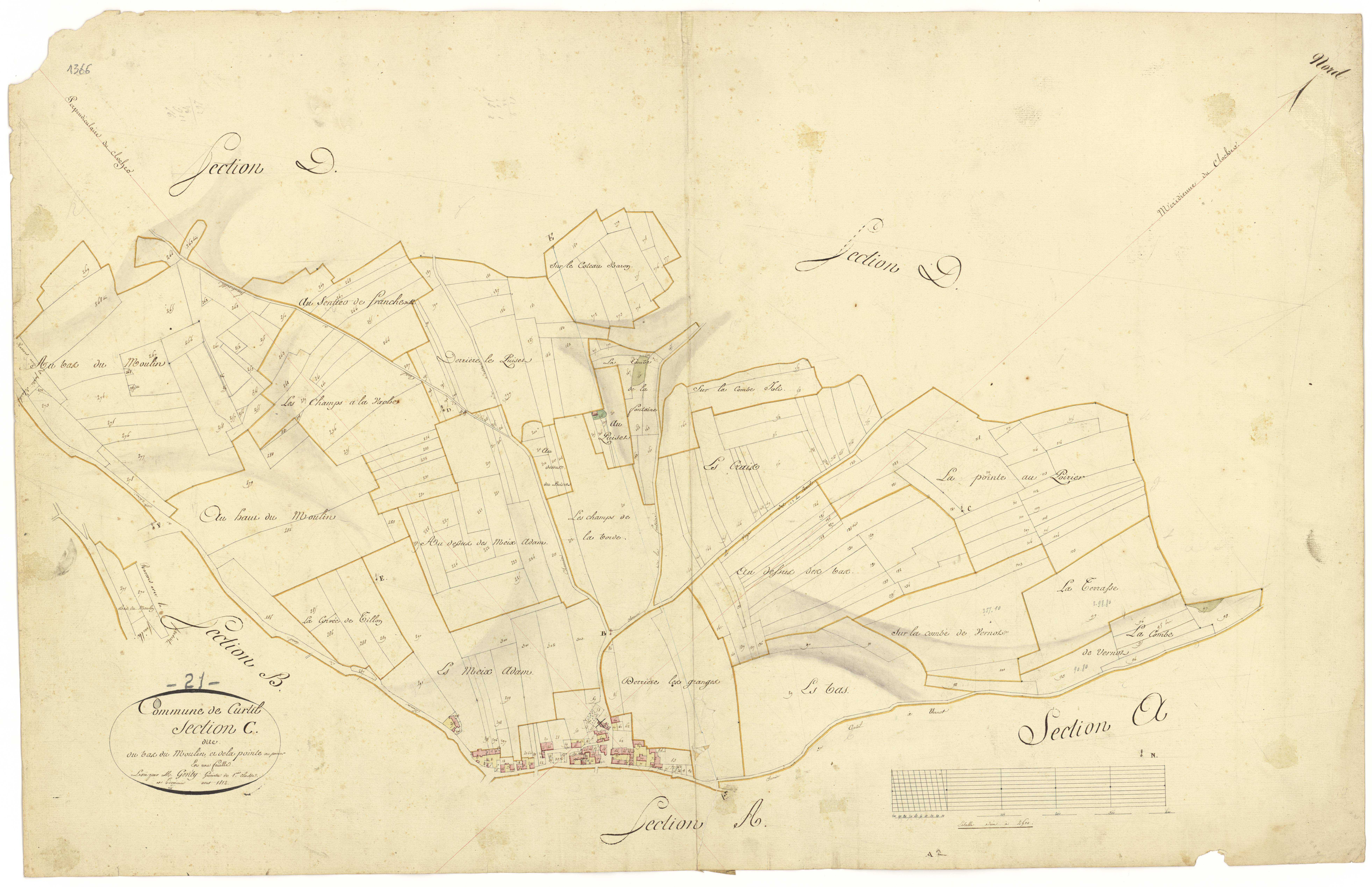 Curtil-Saint-Seine - Section C - 3 P PLAN 226/5