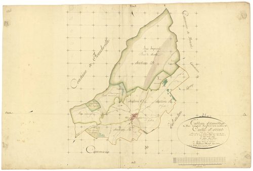 Curtil-Saint-Seine - Tableau d'assemblage - 3 P PLAN 226/1