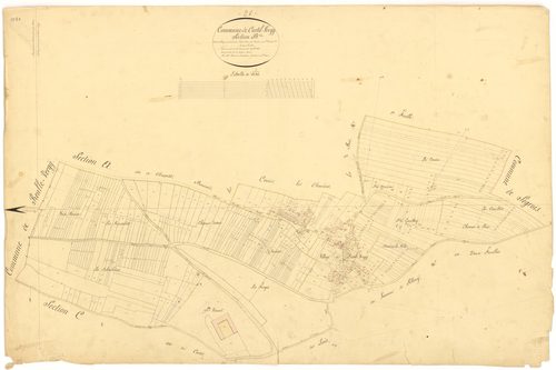 Curtil-Vergy - Section B - 3 P PLAN 227/4
