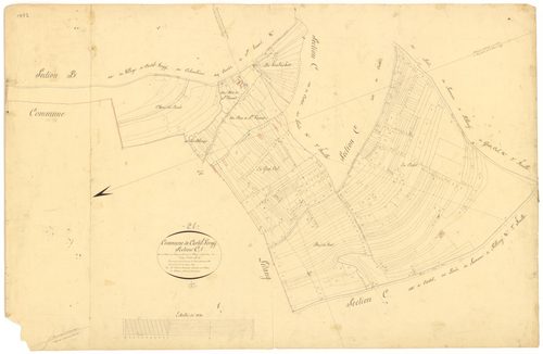 Curtil-Vergy - Section C1 - 3 P PLAN 227/5