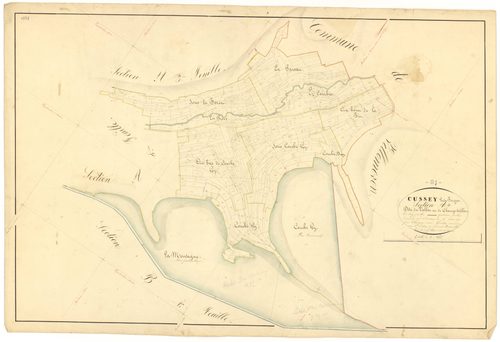 Cussey-les-Forges - Section A4 - 3 P PLAN 228/5