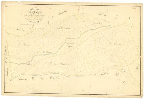 Cussey-les-Forges - Section A5 - 3 P PLAN 228/6