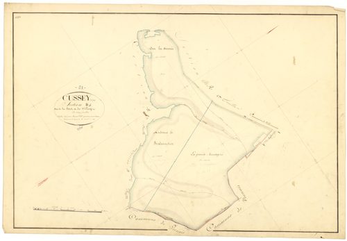 Cussey-les-Forges - Section B1 - 3 P PLAN 228/7