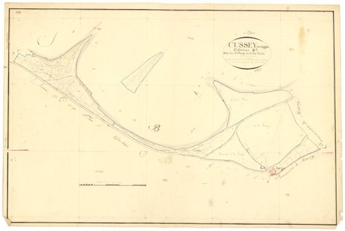 Cussey-les-Forges - Section B3 - 3 P PLAN 228/9