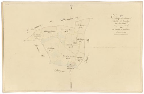 Cussy-la-Colonne - Section A (tableau d'assemblage) - 3 P PLAN 229/2