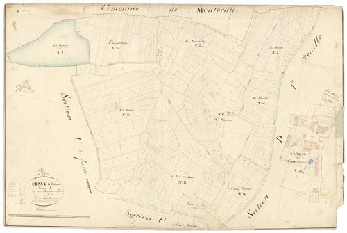 Cussy-la-Colonne - Section A - 3 P PLAN 229/3