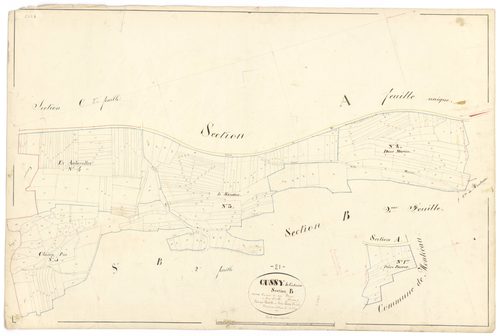 Cussy-la-Colonne - Section B1 - 3 P PLAN 229/5