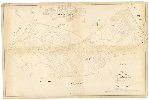 Cussy-la-Colonne - Section C2 - 3 P PLAN 229/9