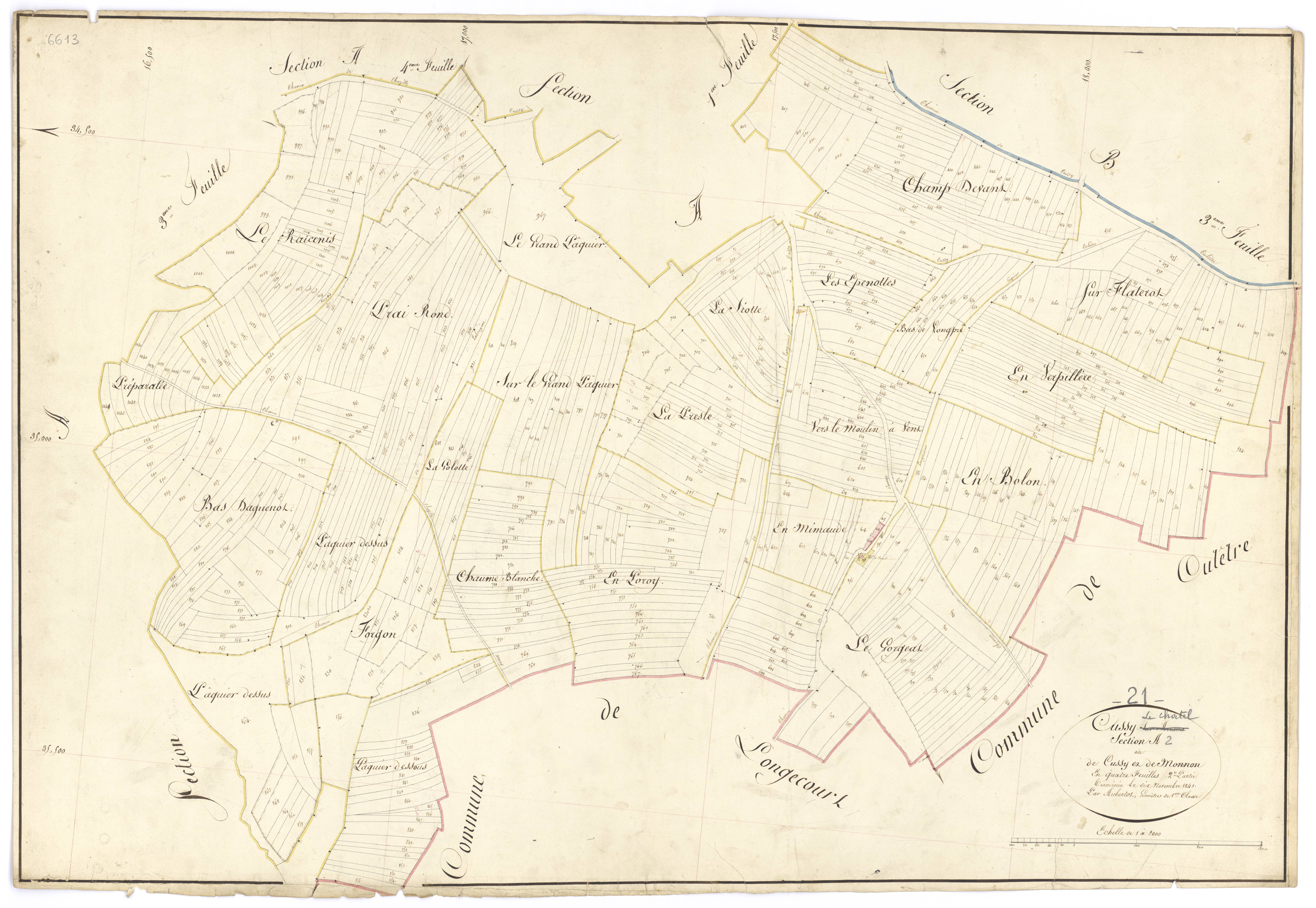 Cussy-le-Châtel - Section A2 - 3 P PLAN 230/3