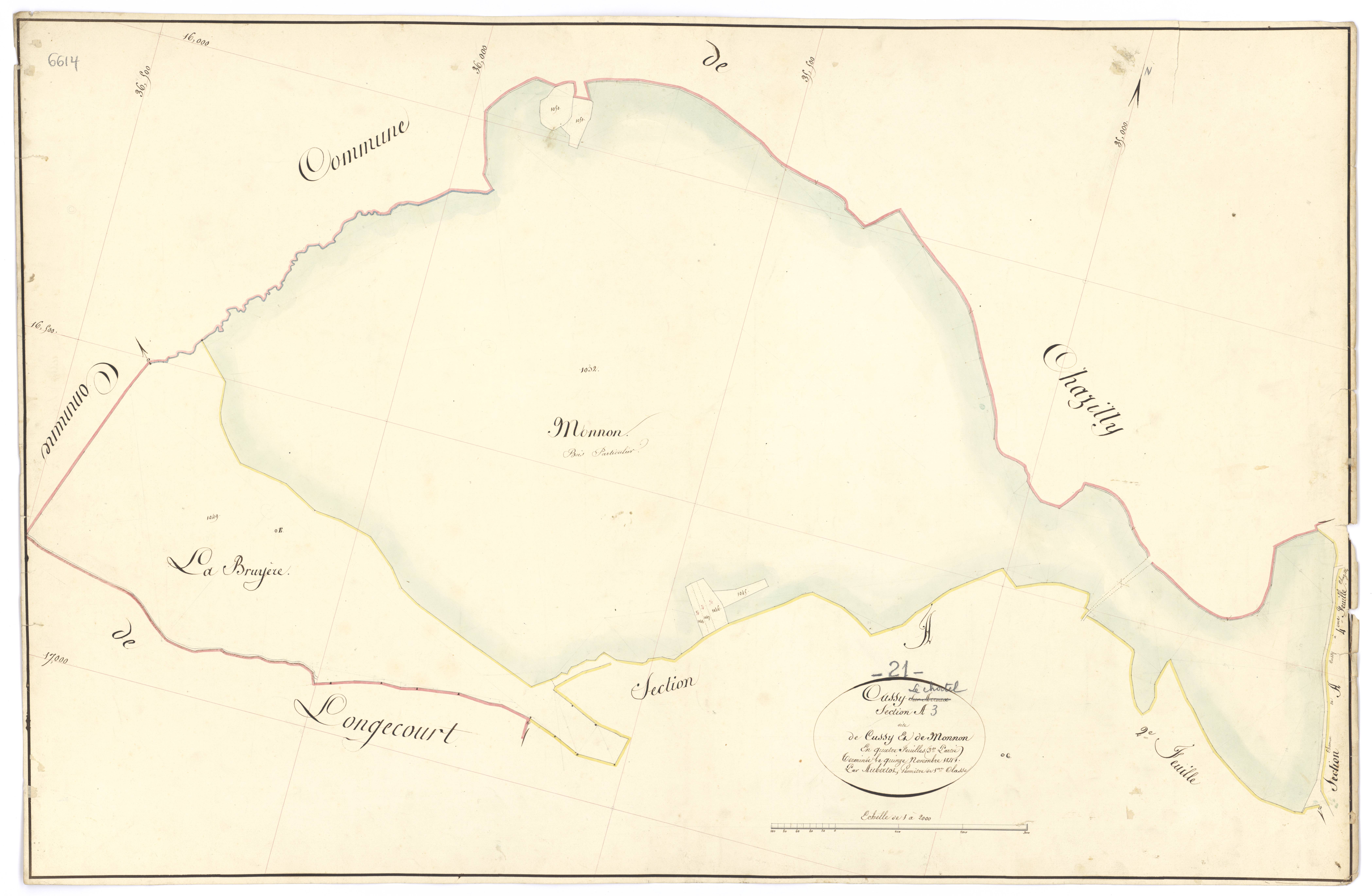 Cussy-le-Châtel - Section A3 - 3 P PLAN 230/4