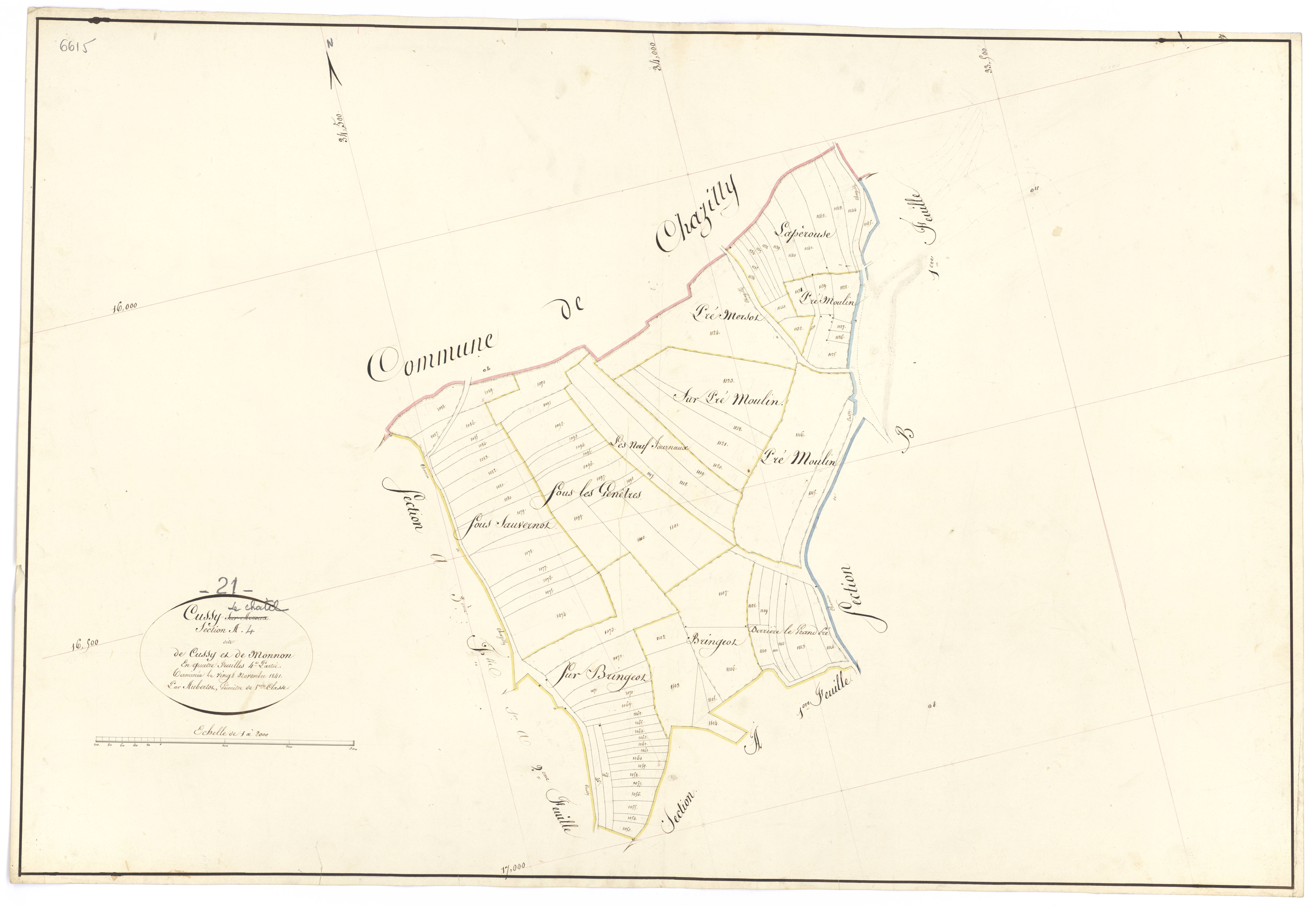 Cussy-le-Châtel - Section A4 - 3 P PLAN 230/5