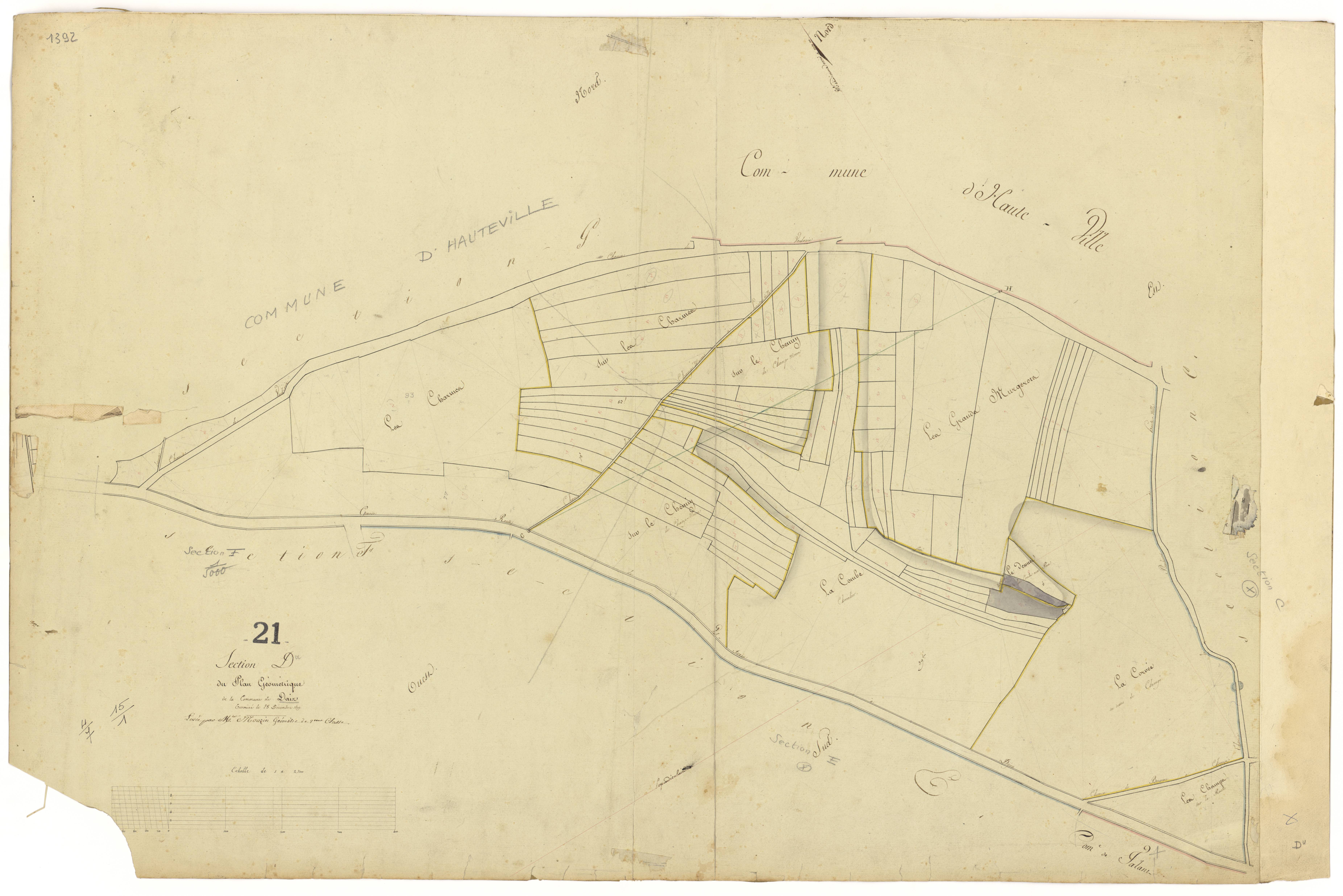 Daix - Section D - 3 P PLAN 231/5